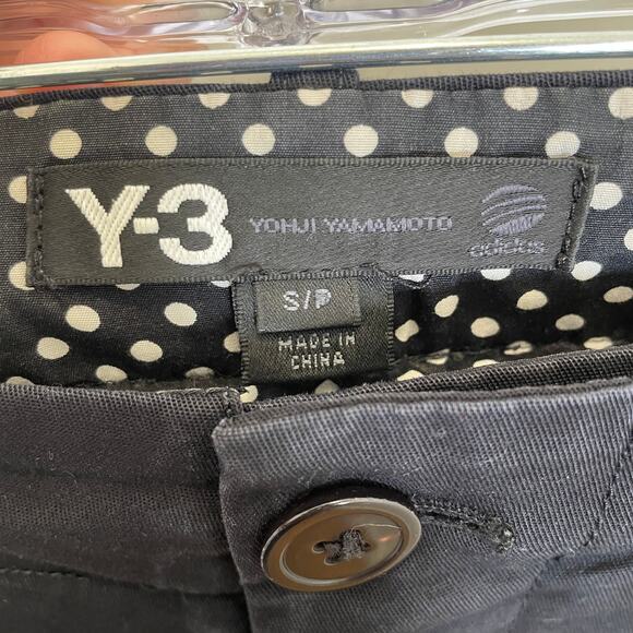 Y-3 Yohji Yamamoto X Adidas Women's Cargo Pants Black Tapered S - Picture 3 of 10